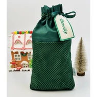Textil Mikulás zsákok &quot;M&quot; méretben