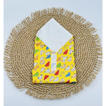 Textil újraszalvéta, szendvics csomagoló- autós