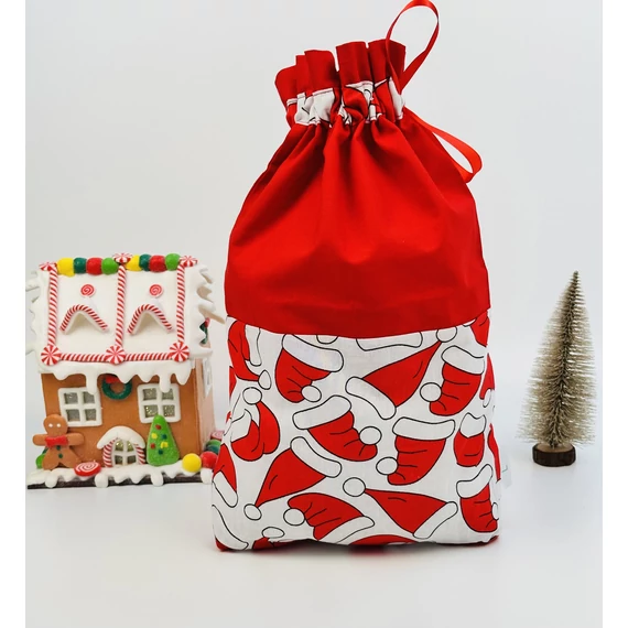 Textil Mikulás zsák 