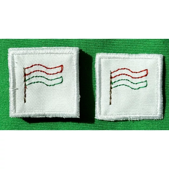 Hímzett óvodai jel zászló