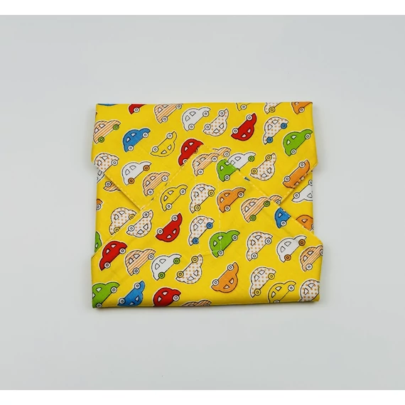 Textil újraszalvéta, szendvics csomagoló- autós