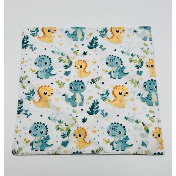 Textil újraszalvéta, szendvics csomagoló- baby dinós