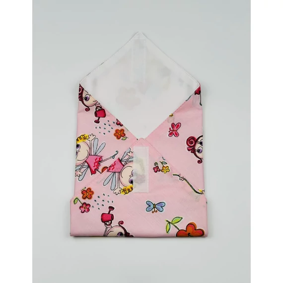 Textil újraszalvéta, szendvics csomagoló- kislányos