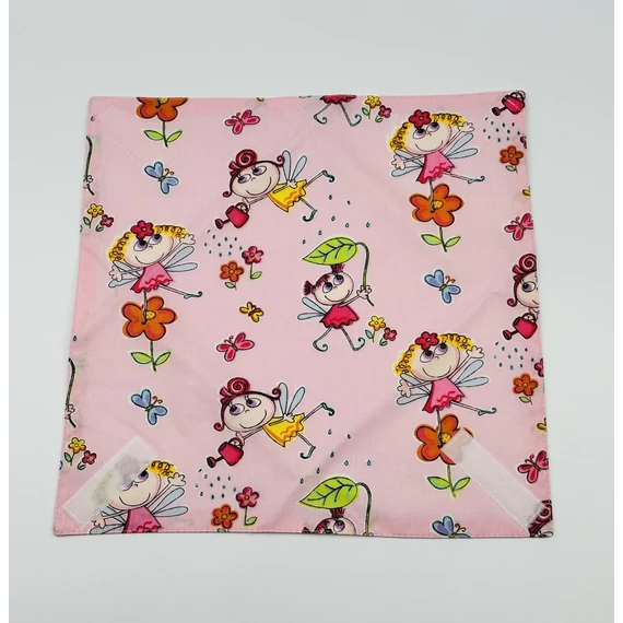 Textil újraszalvéta, szendvics csomagoló- kislányos