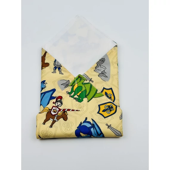Textil újraszalvéta, szendvics csomagoló- lovagok