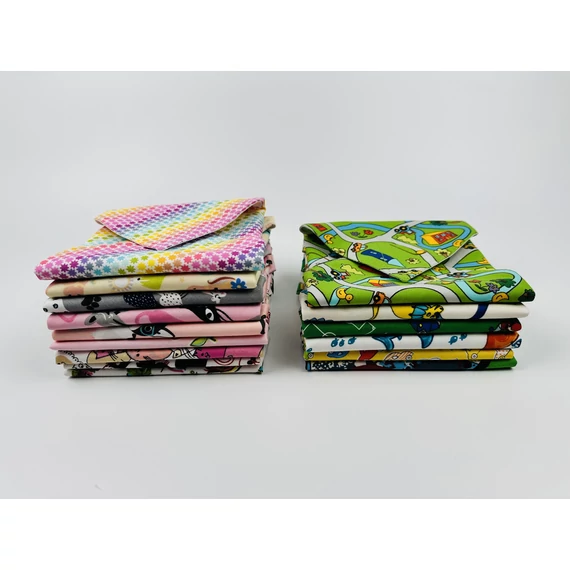 Textil újraszalvéta, szendvics csomagoló