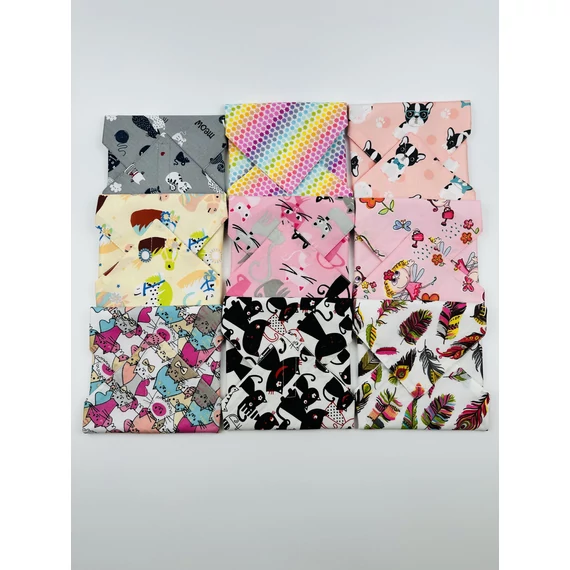 Textil újraszalvéta, szendvics csomagoló