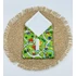 Textil újraszalvéta, szendvics csomagoló- mini város