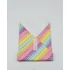 Textil újraszalvéta, szendvics csomagoló- színes csillagos