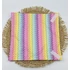 Textil újraszalvéta, szendvics csomagoló- színes csillagos